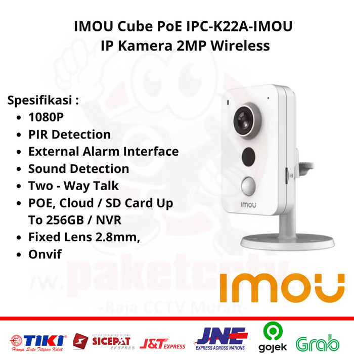 Imou Cube Poe Ipc K A Imou Ip Kamera Mp Wireless