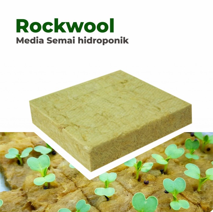 Media Tanam Hidroponik Rockwool Cultilene Import 25 Potong Puriegarden