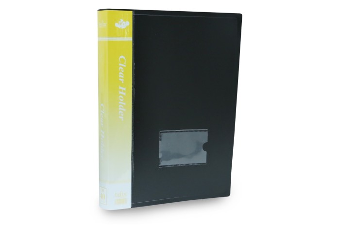 Felix Clear Holder Folio Isi Lembar Hitam