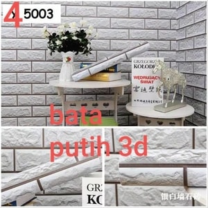  Wallpaper  dinding bata  3d  elegant ukuran 45cm 10m