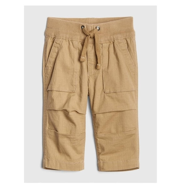  Celana  BabyGap Pull On Utility Pants Cream