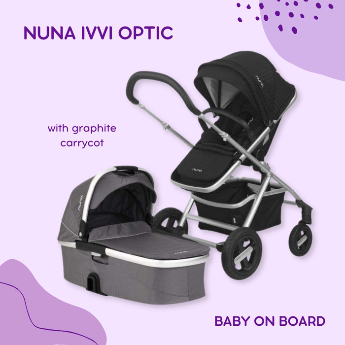 Nuna Ivvi with Carrycot Bassinet Stroller